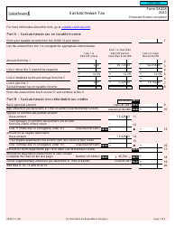 Document preview: Form 5008-C (SK428) Saskatchewan Tax - Canada, 2023