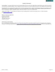 Form UHT0001 Notice of Objection - Underused Housing Tax Act - Canada, Page 2