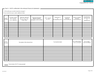 Form RC3133 Reportable Uncertain Tax Treatments Information Return (2023 and Later Tax Years) - Canada, Page 2