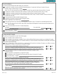 Form NR74 Determination of Residency Status (Entering Canada) - Canada, Page 2