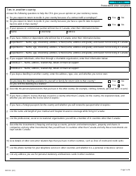 Form NR74 Determination of Residency Status (Entering Canada) - Canada, Page 5