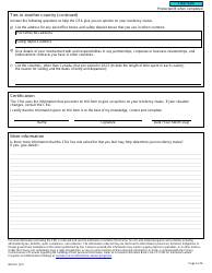 Form NR74 Determination of Residency Status (Entering Canada) - Canada, Page 6