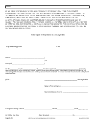 Application for Temporary Permit - South Dakota, Page 4