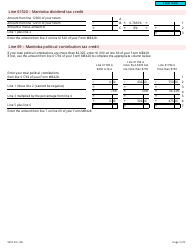 Form 5007-D Worksheet MB428 Manitoba - Canada, Page 3
