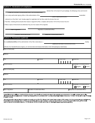 Form RC364-CA Application to Register a Pooled Pension Plan - Canada, Page 3