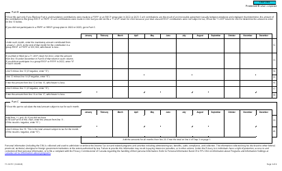 Form T1-OVP Individual Tax Return for Rrsp, Prpp and Spp Excess Contributions - Canada, Page 3