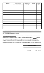 Form 3-O Nominating Petition and Statement of Candidacy for Nonpartisan Office Municipal Office - Ohio, Page 2