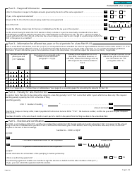 Form T1521 Election for a Pertinent Loan or Indebtedness (Ploi) Under Subsection 15(2.11) - Canada, Page 2