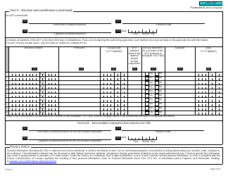 Form T1521 Election for a Pertinent Loan or Indebtedness (Ploi) Under Subsection 15(2.11) - Canada, Page 3