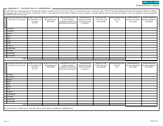 Form T1521 Election for a Pertinent Loan or Indebtedness (Ploi) Under Subsection 15(2.11) - Canada, Page 4