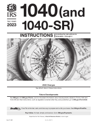 Document preview: Instructions for IRS Form 1040, 1040-SR U.S. Individual Income Tax Return, 2023