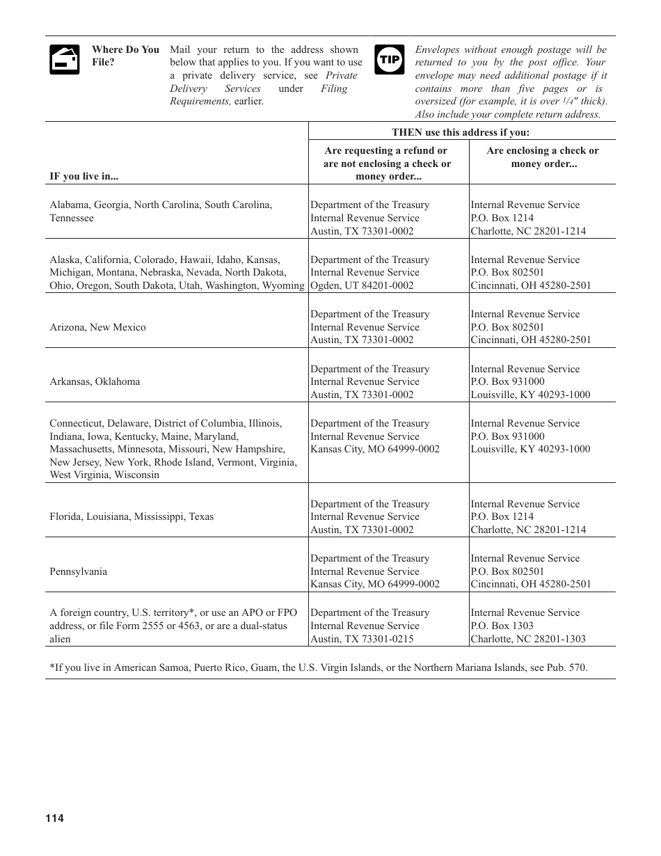 Instructions for IRS Form 1040, 1040-SR U.S. Individual Income Tax Return, Page 114