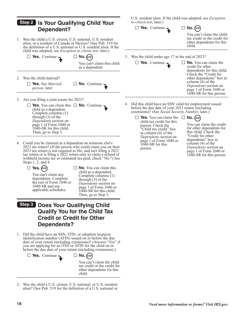 Instructions for IRS Form 1040, 1040-SR U.S. Individual Income Tax Return, Page 18