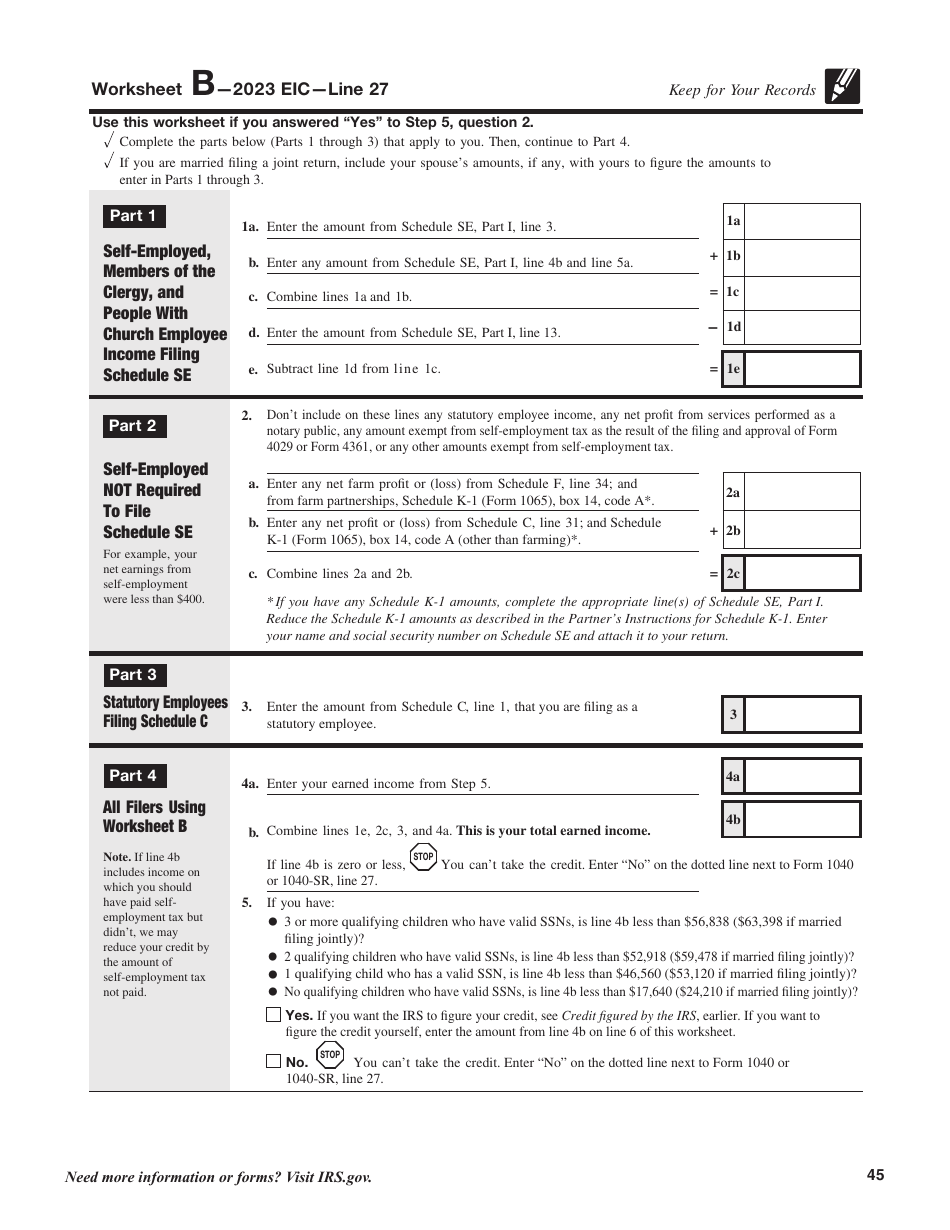 Instructions for IRS Form 1040, 1040-SR U.S. Individual Income Tax Return, Page 45