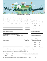 Paint Mission Beautiful Application - City of Mission, Texas (English/Spanish), Page 3