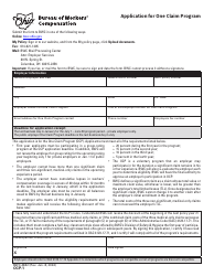 Document preview: Form OCP-1 (BWC-4842) Application for One Claim Program - Ohio