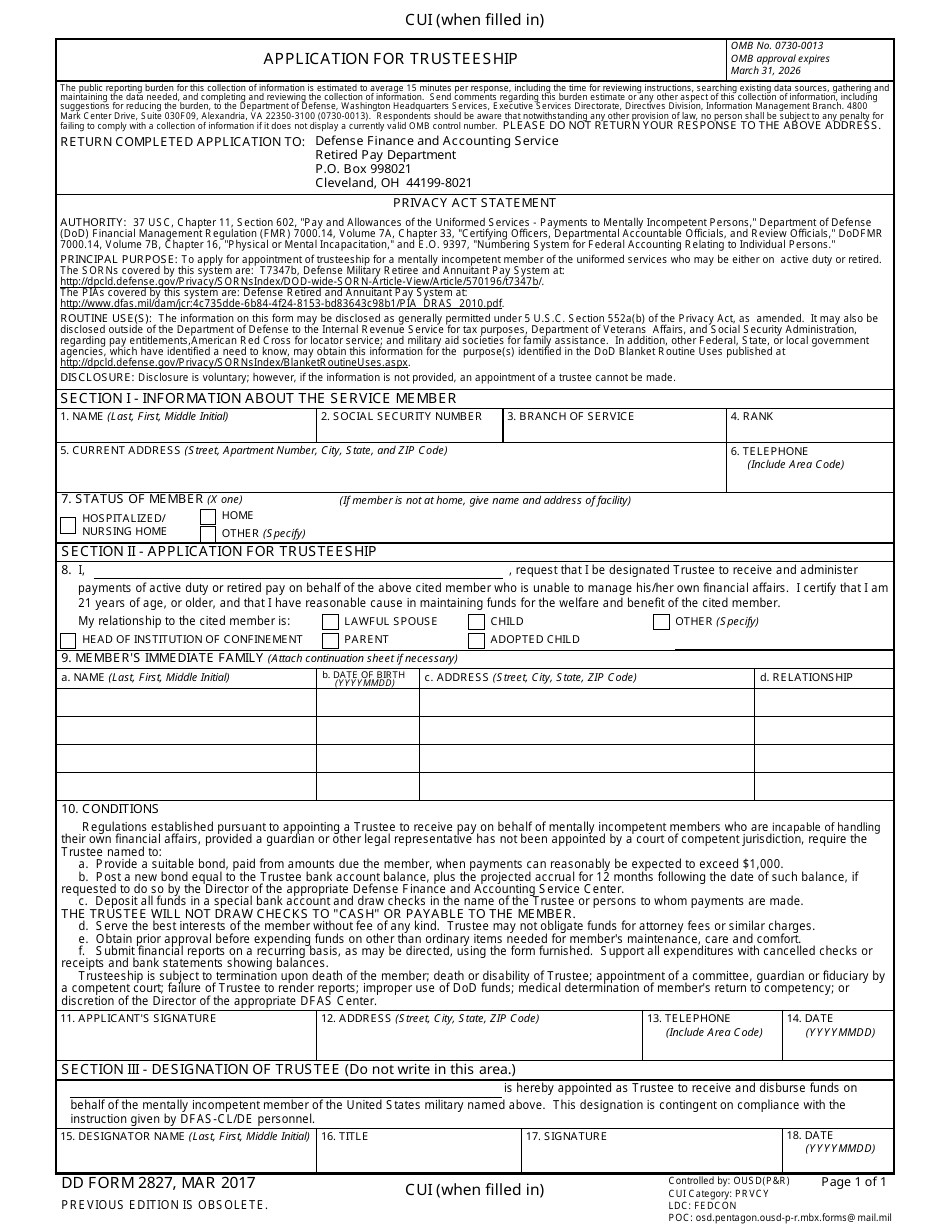 DD Form 2827 Fill Out Sign Online And Download Fillable PDF