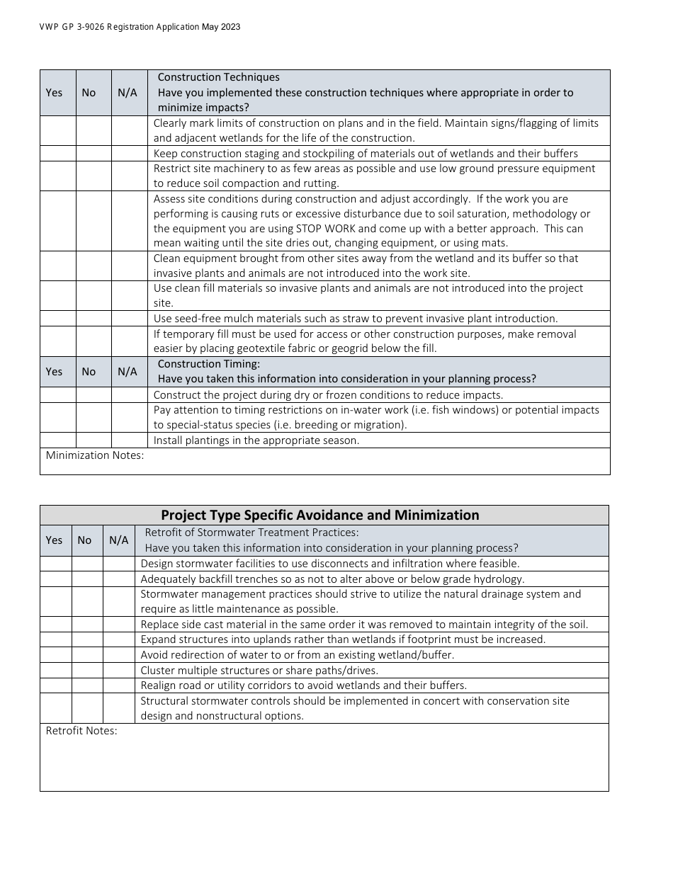 Wetlands General Permit 3-9026 Registration: Stormwater Retrofits, Replacement of Failed Wastewater Systems and Replacement of Stream Crossing Structures for Public Safety, Aop, and Flood Resiliency Improvements - Vermont, Page 4