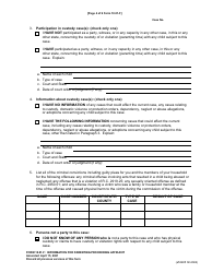 Form 10.01-F (E5340) Information for Parenting Proceeding Affidavit - Franklin County, Ohio, Page 4