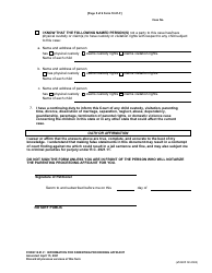 Form 10.01-F (E5340) Information for Parenting Proceeding Affidavit - Franklin County, Ohio, Page 5