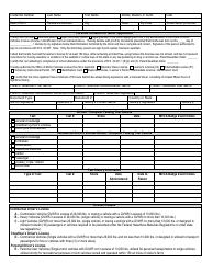 Form DPSMV2003 Application for License or Identification Card - Louisiana, Page 2