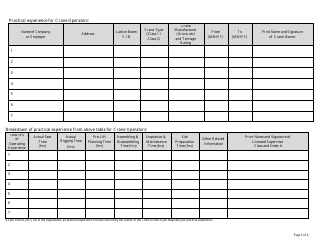 Application for Examination or Certificate of Qualification - Nova Scotia, Canada, Page 3