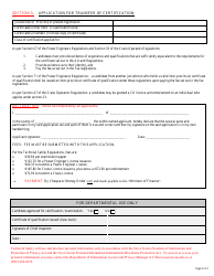 Application for Examination or Certificate of Qualification - Nova Scotia, Canada, Page 4