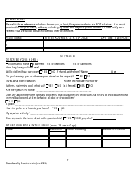 Probate Guardianship Questionnaire - County of Alameda, California, Page 7