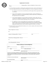 Form MGCB-LC-3316 Fantasy Contest Supplemental Attestation Form - Michigan, Page 3
