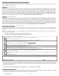 Form VN-068 Standard Driver Training Instructor Application - Vermont, Page 2