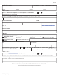 Form IMM5911 Schedule 1 Rural and Northern Immigration Pilot - Canada, Page 2