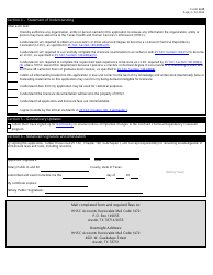 Form 3248 Registration Application - Licensure by Exam With Degree and Internship - Texas, Page 2