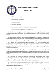 Form Superior-79 Contract - Adult Drug Court Program - Rhode Island, Page 2