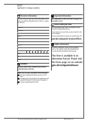 Form RP07 Application to Change an Address - United Kingdom, Page 6