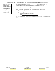 Form DV-E135.2 Additional My Employment/Business (Financial Affidavit) - Illinois, Page 2