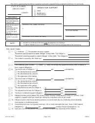 Form DV-CSO129.4 Order for Support - Illinois