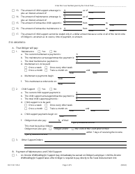 Form DV-CSO129.4 Order for Support - Illinois, Page 2