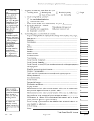 Form DV-A120.4 Financial Affidavit (Family and Divorce Cases) - Illinois, Page 3