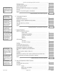 Form DV-A120.4 Financial Affidavit (Family and Divorce Cases) - Illinois, Page 5