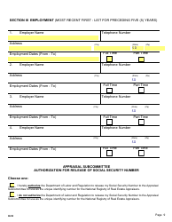 Application for New or Upgrade State-Certified General/Residential, Licensed or Registered Appraiser - Appraiser Certification Program - South Dakota, Page 9