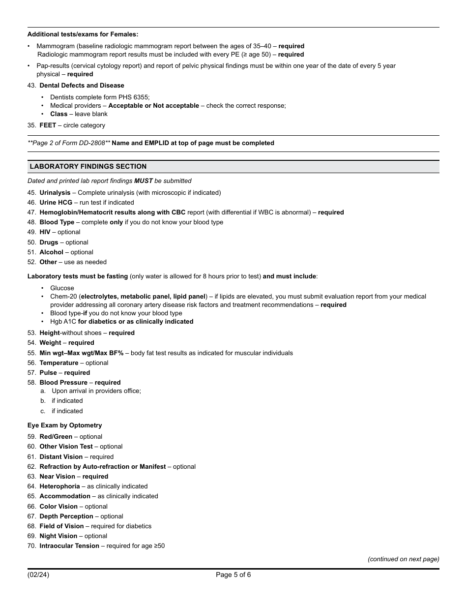 Download Instructions for General Instructions for Completing Medical ...