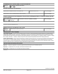 Form PHS-1122-1 Application for Training for Phs Commissioned Personnel, Page 4