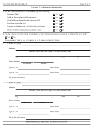 Form SSA-3820-BK Disability Report - Child, Page 10