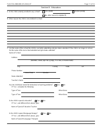 Form SSA-3820-BK Disability Report - Child, Page 11