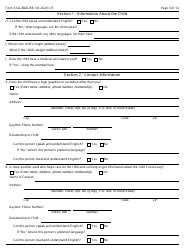 Form SSA-3820-BK Disability Report - Child, Page 4