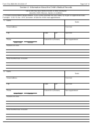 Form SSA-3820-BK Disability Report - Child, Page 6