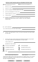 District Court Ad Hoc Judicial Assignment Report Form - Louisiana, Page 2