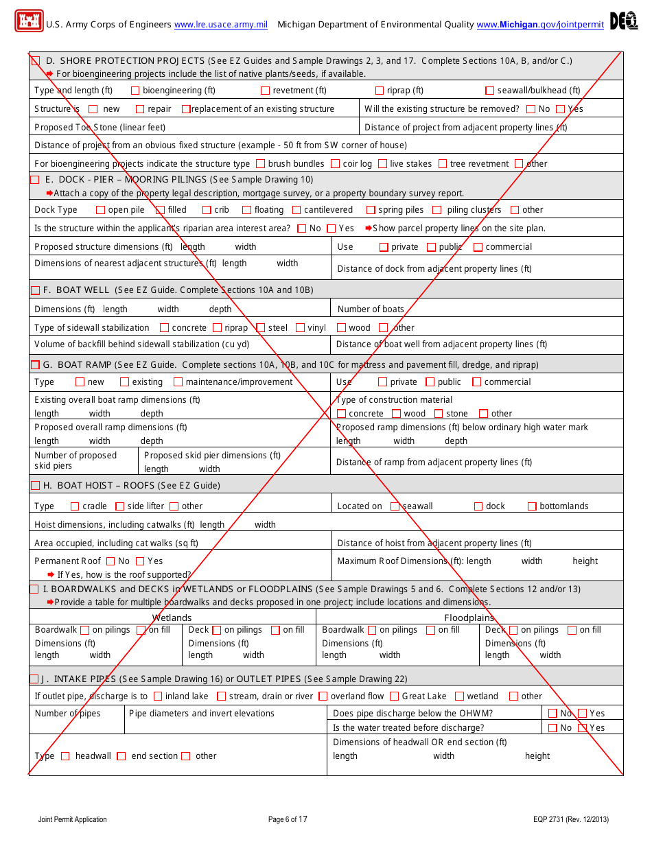 Applying for Seismic Exploration Under General Permit Q - Michigan, Page 10