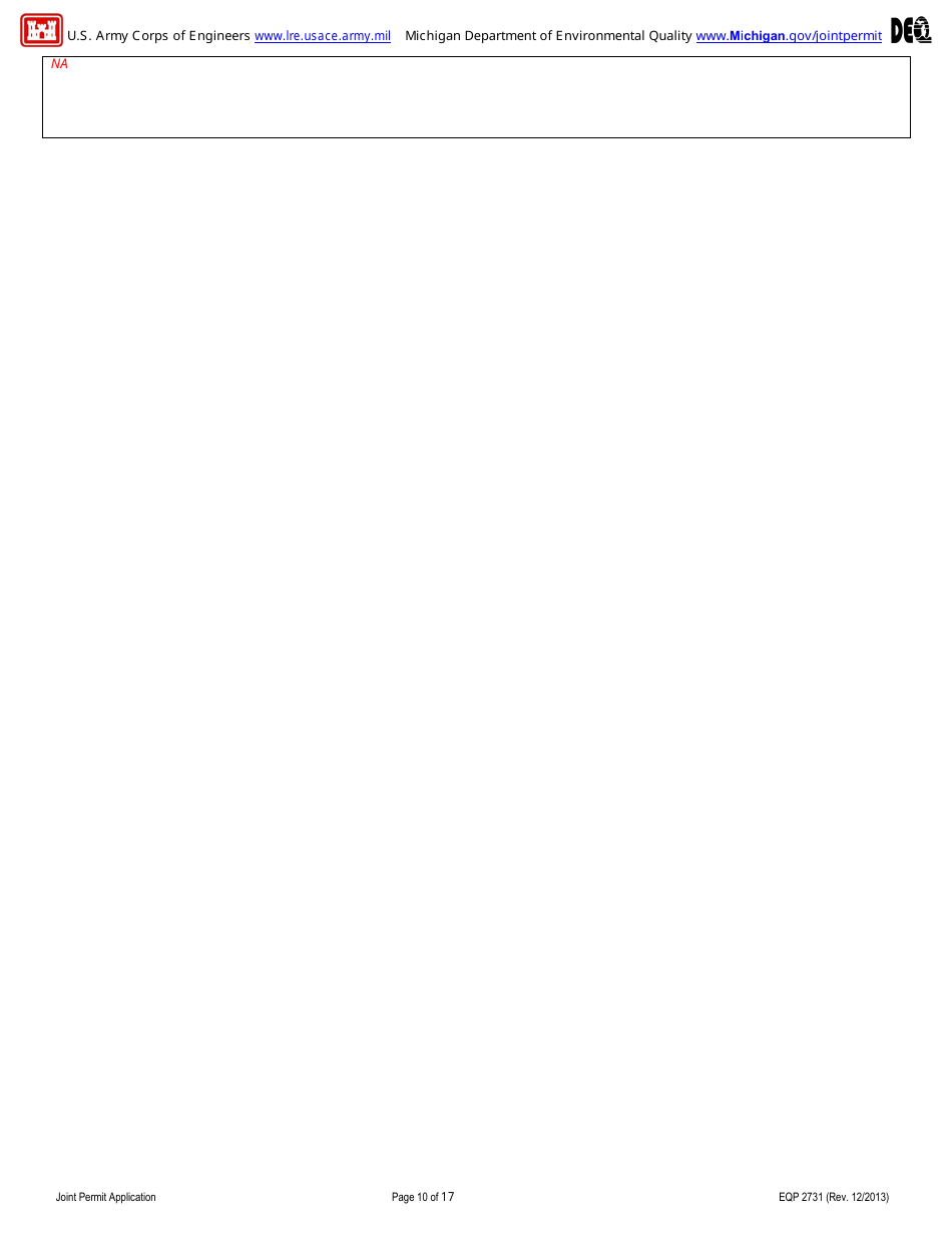 Applying for Seismic Exploration Under General Permit Q - Michigan, Page 14