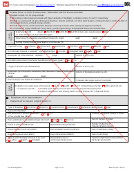 Applying for Seismic Exploration Under General Permit Q - Michigan, Page 17